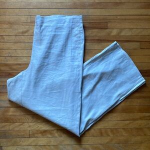 Sz 22w J. Jill Off White Colored Linen Pants